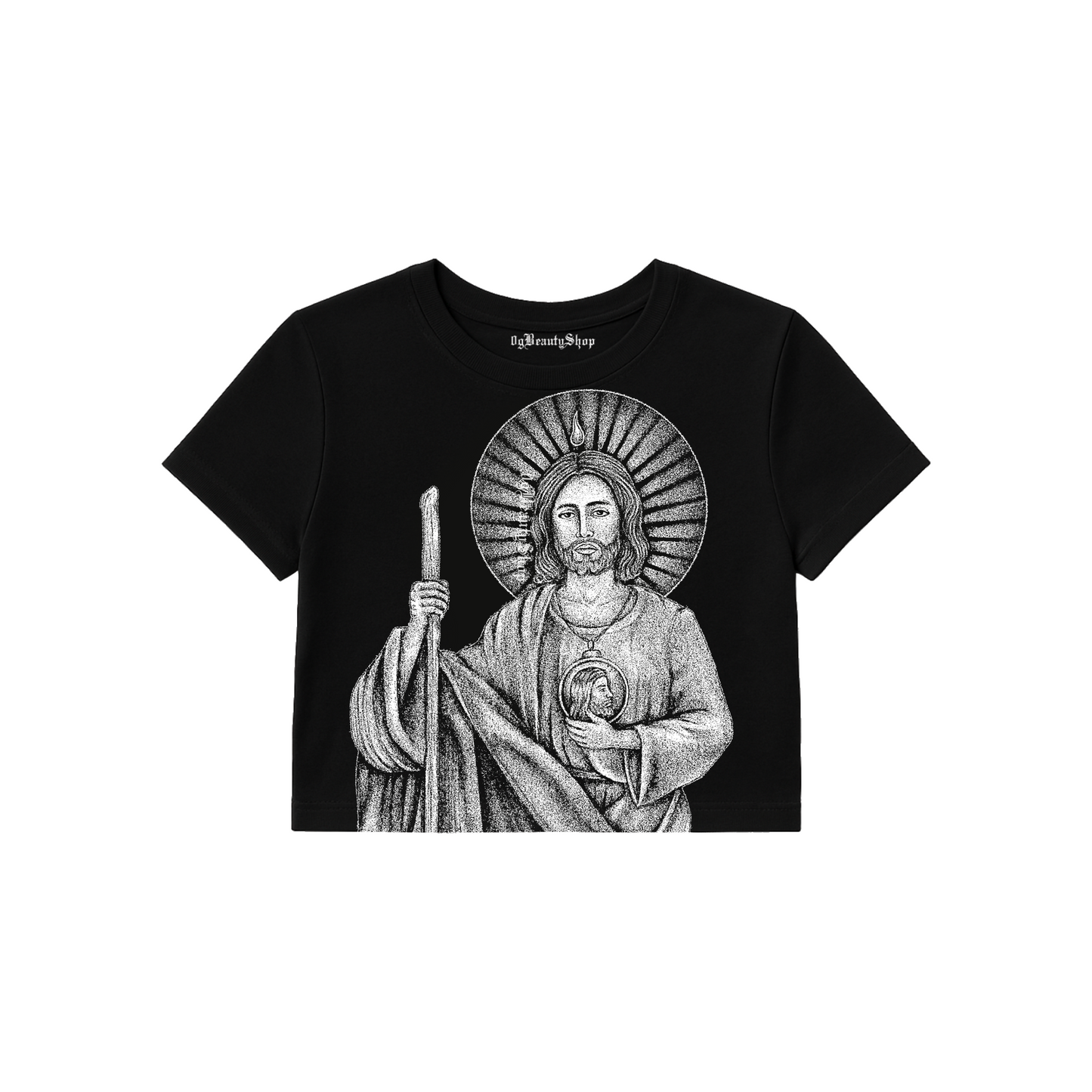 SAN JUDAS CROPPED TEE