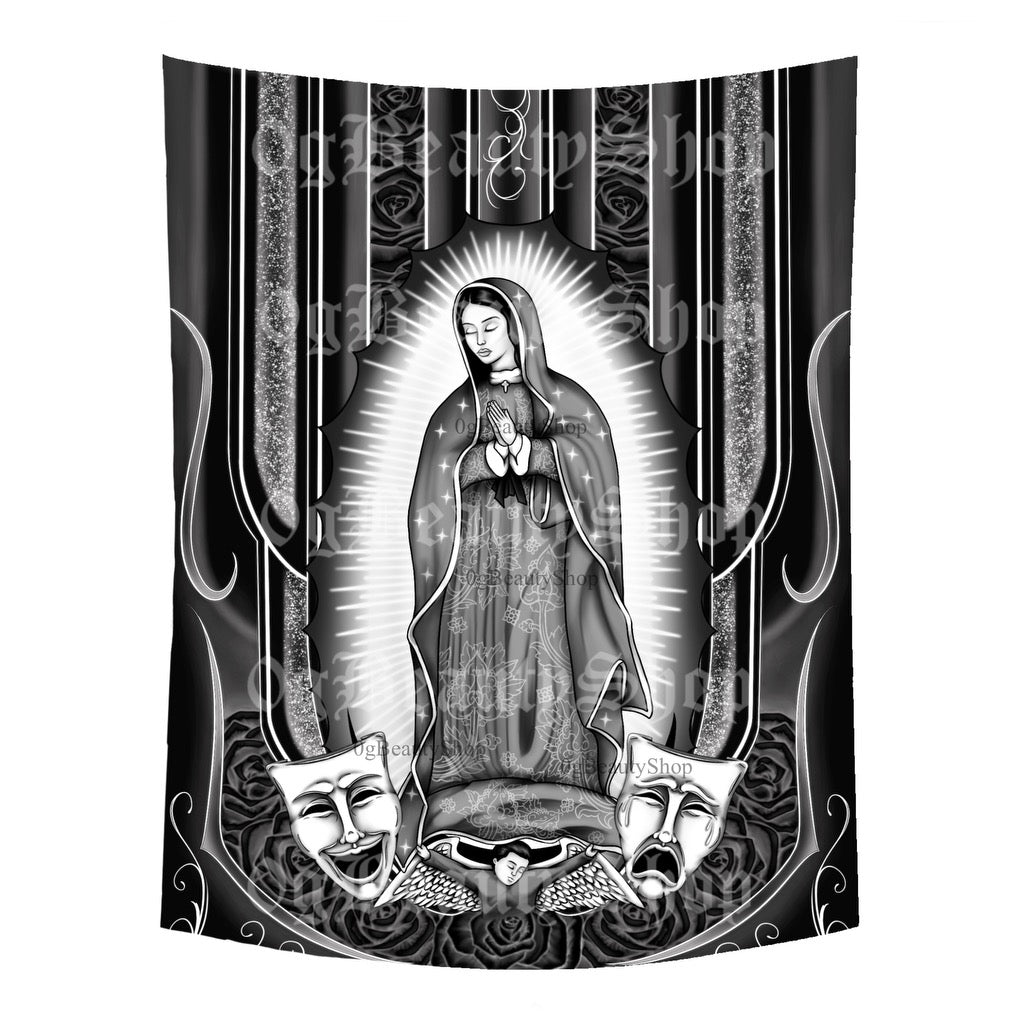 OUR LADY OF GUADALUPE MURAL TAPESTRY