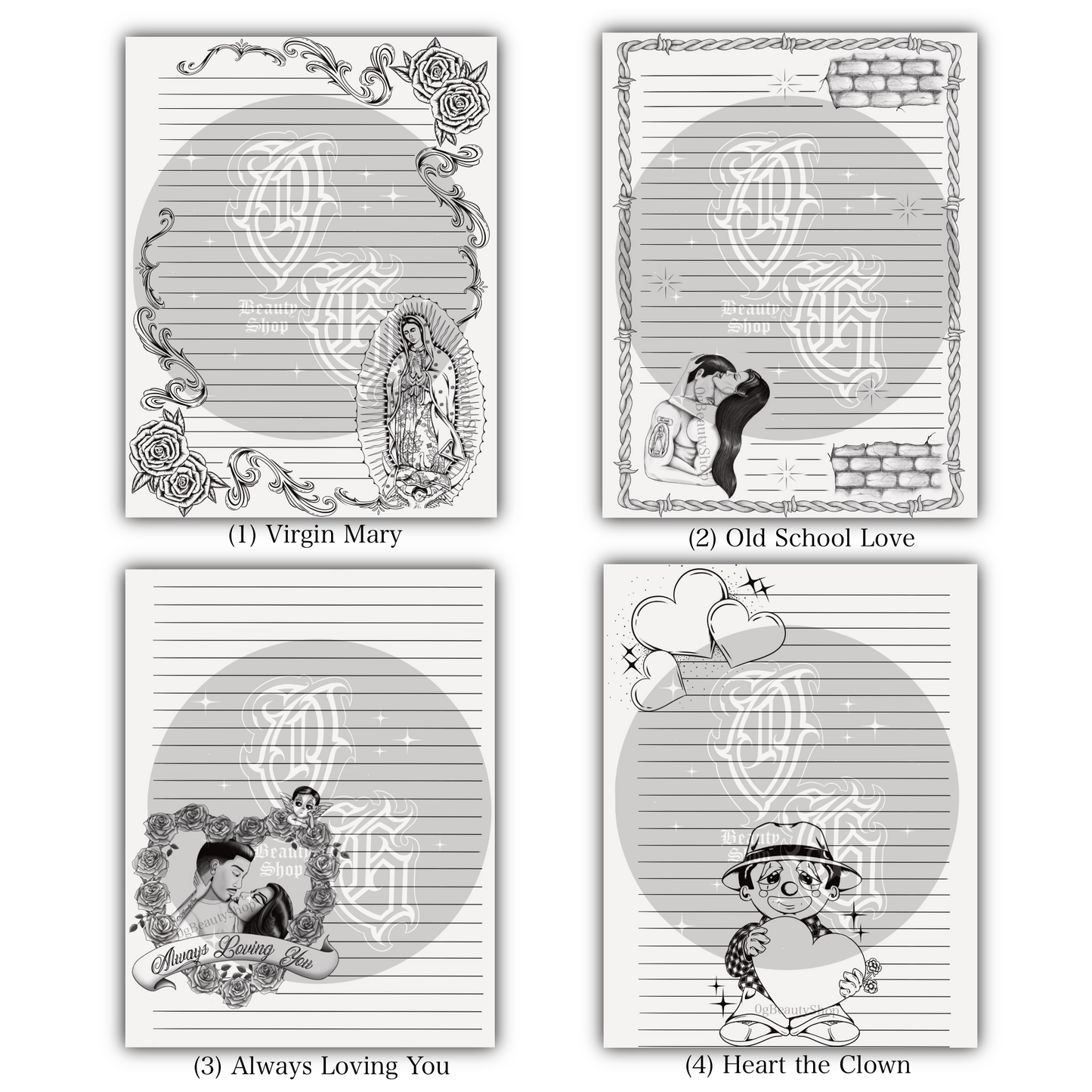 OLD SCHOOL CHICANO STATIONERY PACK