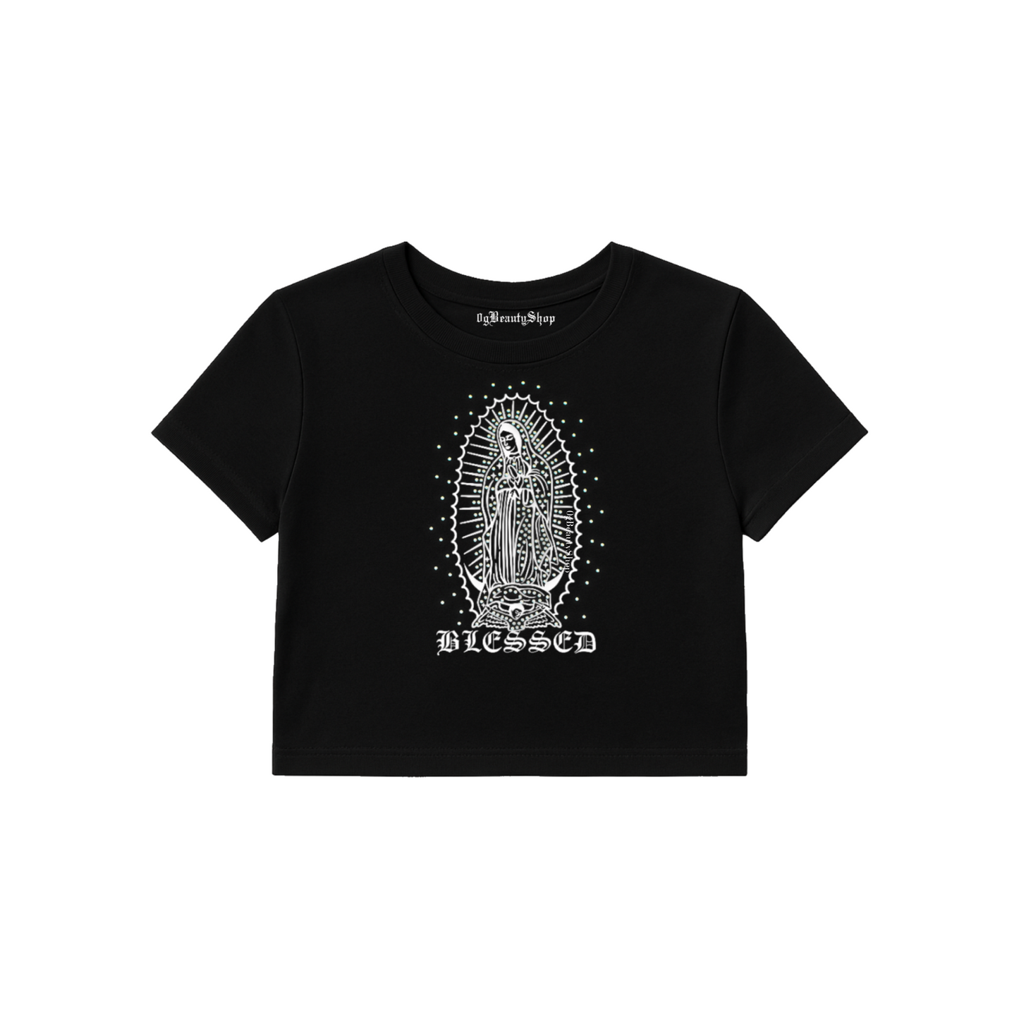 ‘Blessed’ Cropped Tee