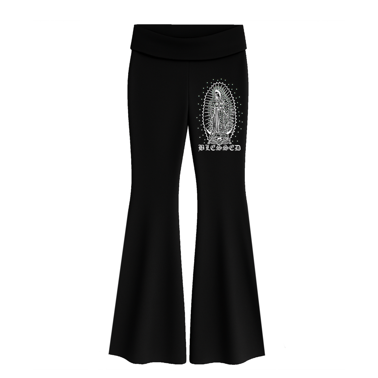 ‘BLESSED’ FLARE LEGGINGS