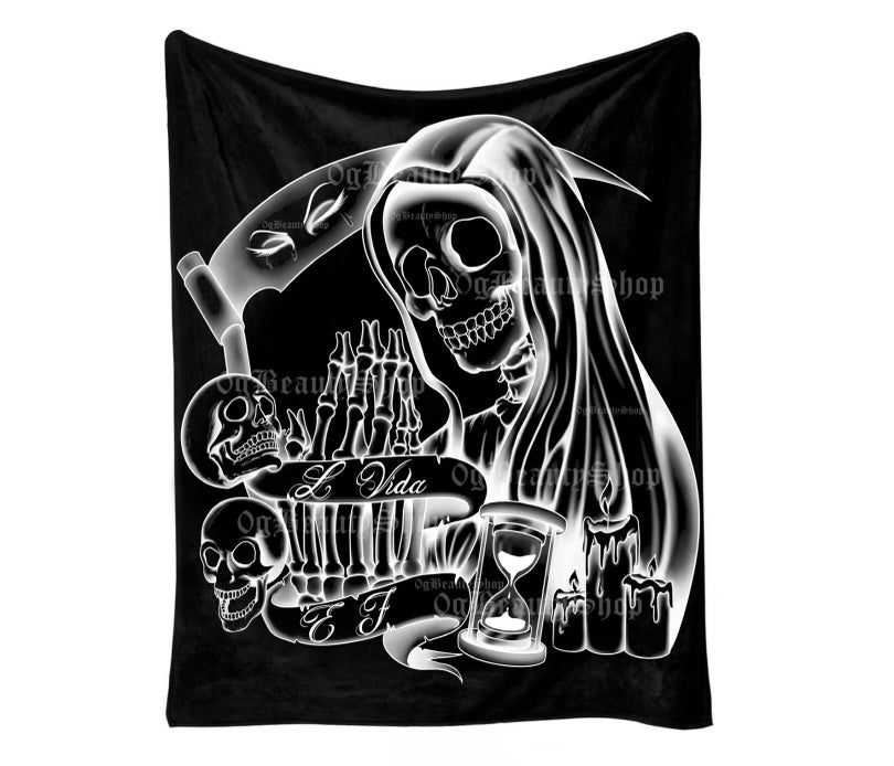 LA VIDA ES FRIA FLEECE BLANKET XL