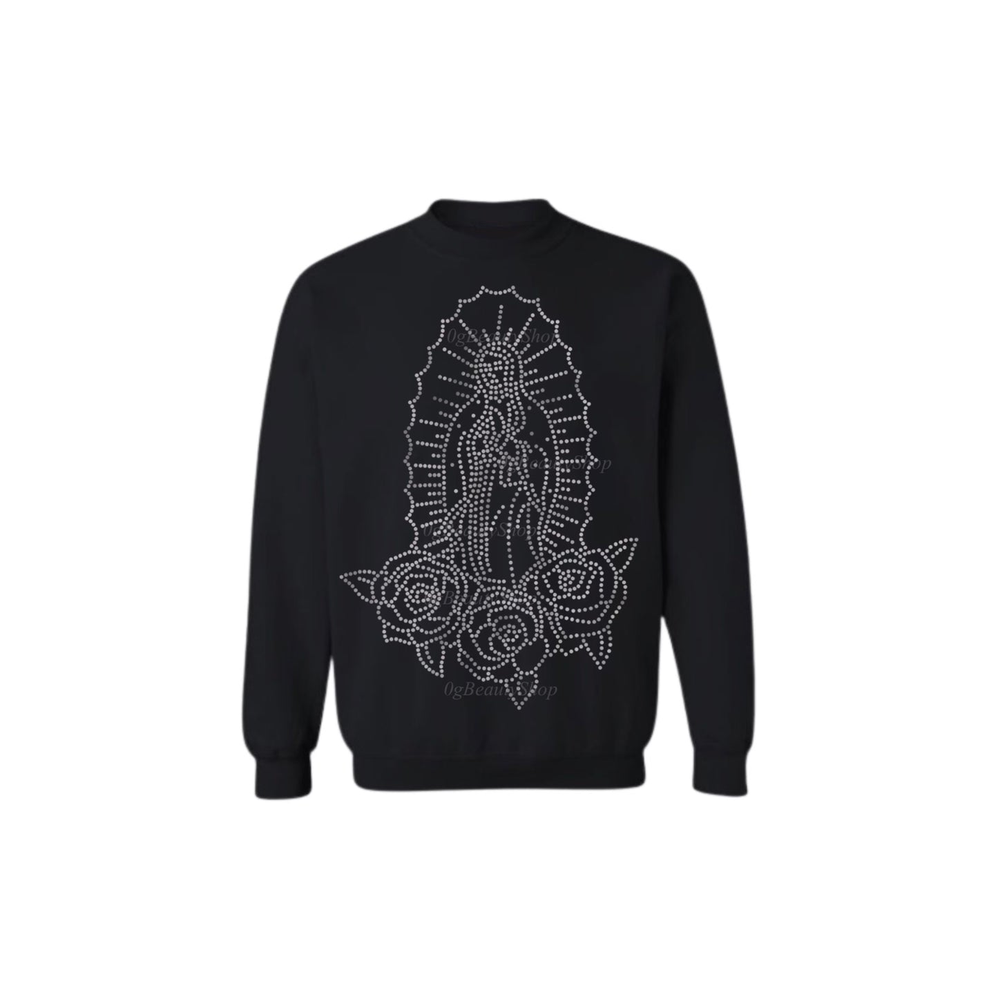 VIRGINMARY RHINESTONE CREWNECK