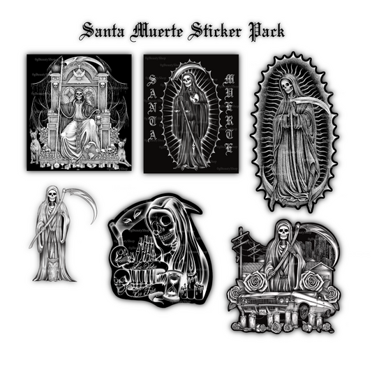 SANTA MUERTE STICKER PACK