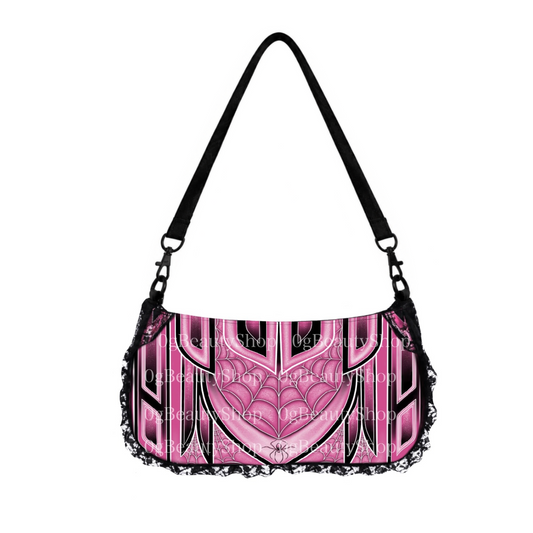 SPIDERWEB LOWRIDER PURSE (PINK)
