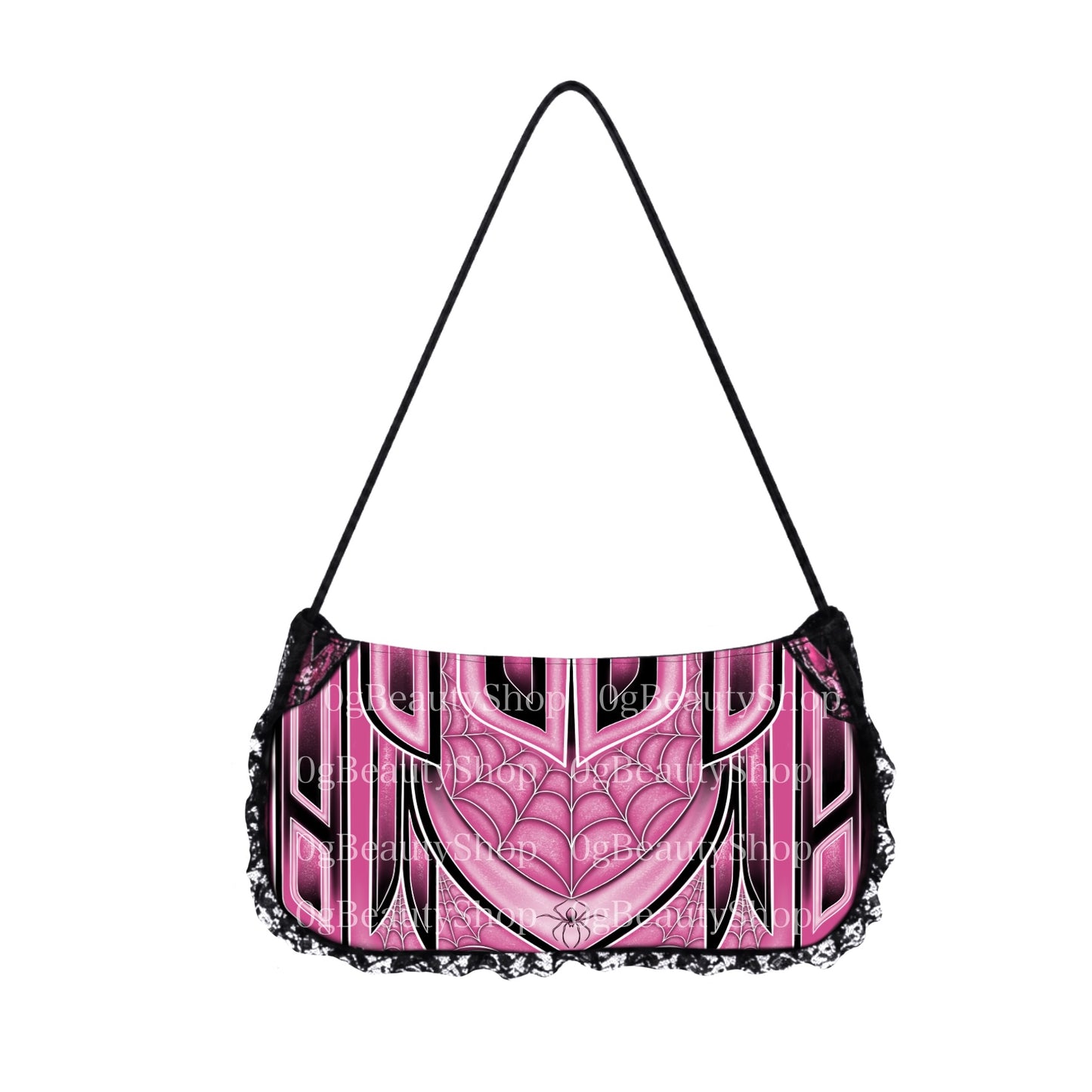 SPIDERWEB LOWRIDER PURSE (PINK)