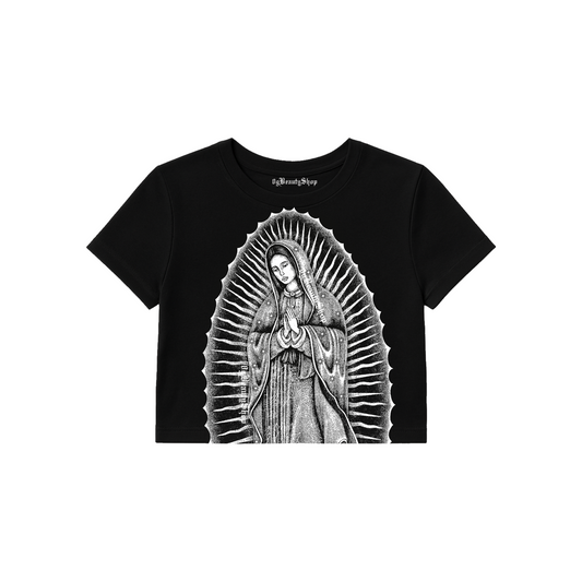 VIRGIN MARY CROPPED TEE
