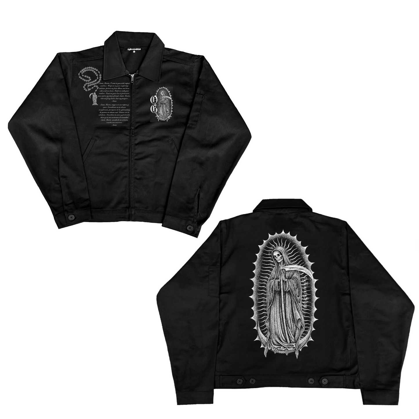 SANTA MUERTE PRAYER WORK JACKET
