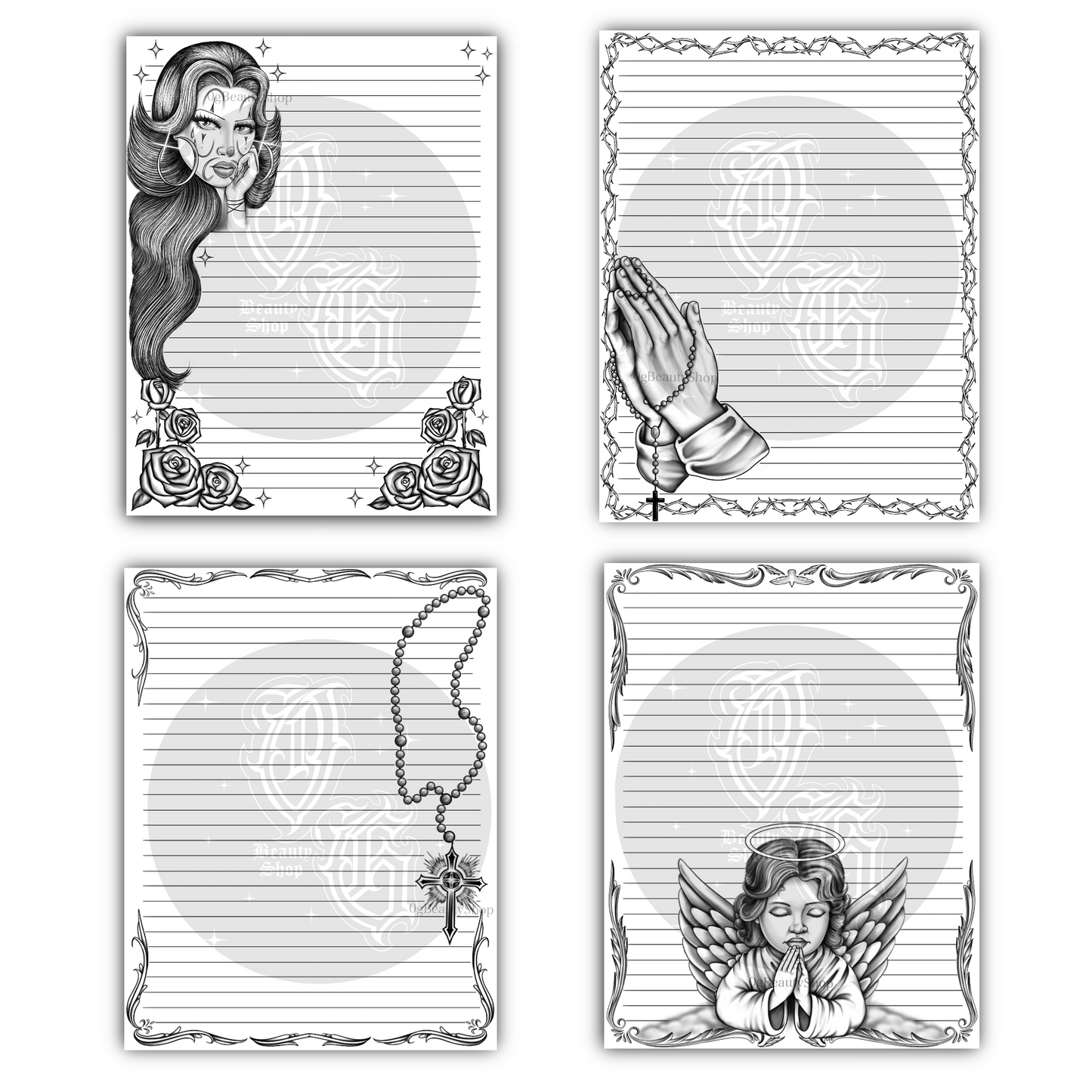 CHICANO ART (STYLE 2) STATIONERY PACK