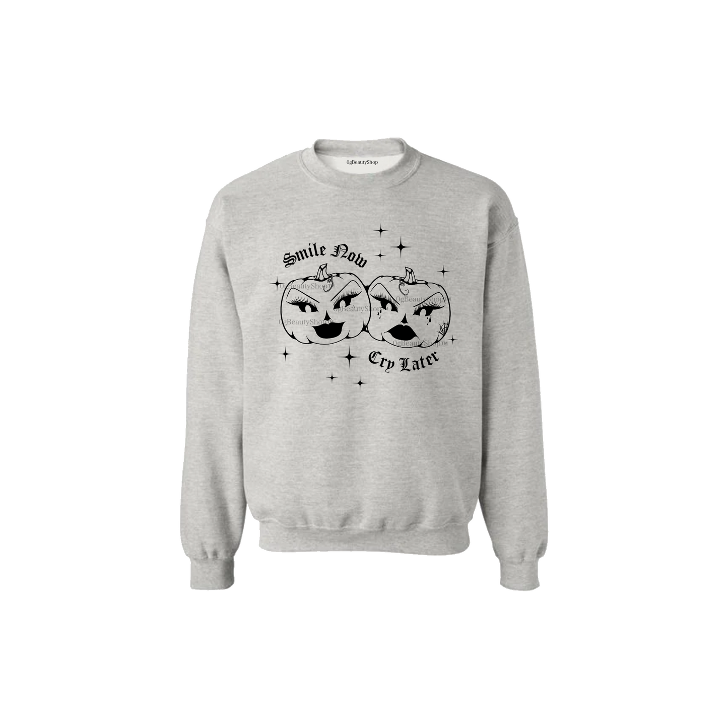 SMILE NOW CRY LATER PUMPKIN CREWNECK