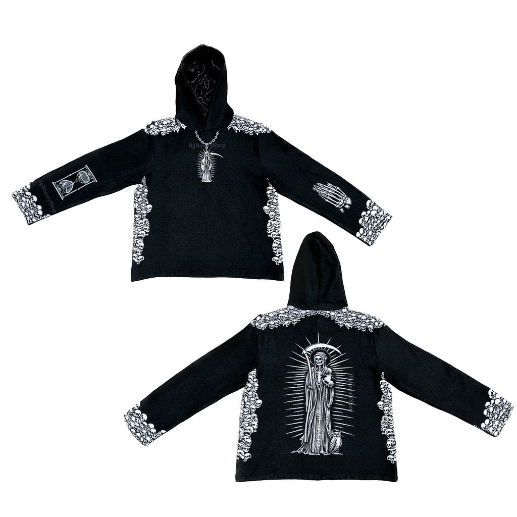 SANTISIMA MUERTE TAPESTRY HOODIE