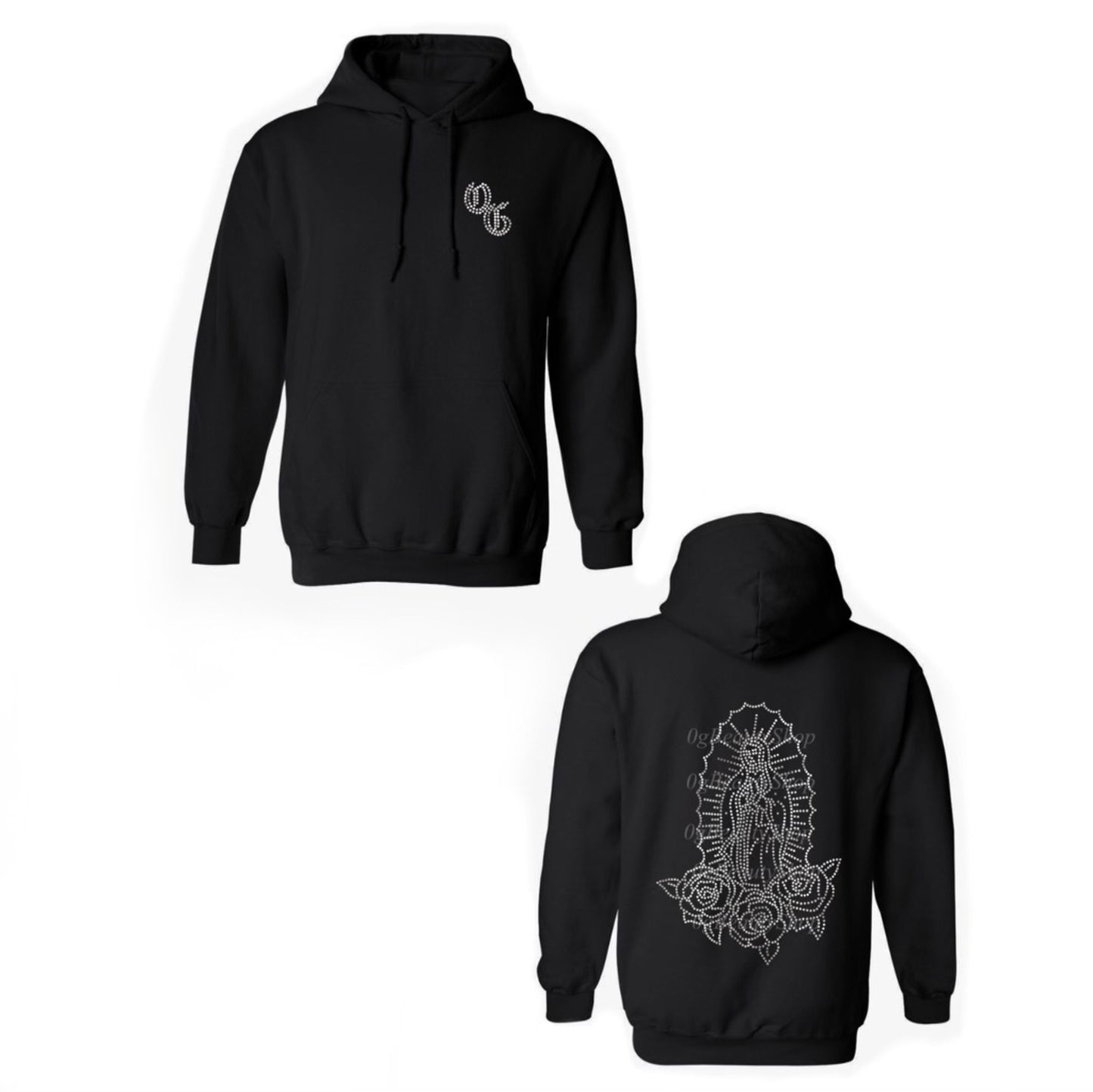 VIRGINMARY RHINESTONE HOODIE